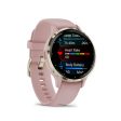 Garmin Venu 3S GPS Smartwatch Gold Steel Bezel w  Dust Rose Case + Warranty Kit Discount