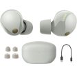 Sony Noise Canceling Truly Wireless Earbuds, Silver + Accessories + Warranty Bundle Supply