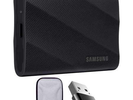 Samsung 2TB Portable SSD T9 USB 3.2 Gen2x2; Black; MU-PG2T0B w  Accessory Bundle Online