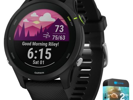 Garmin Forerunner 255 Music GPS Smartwatch Black with 2 Year Extended Warranty Online now