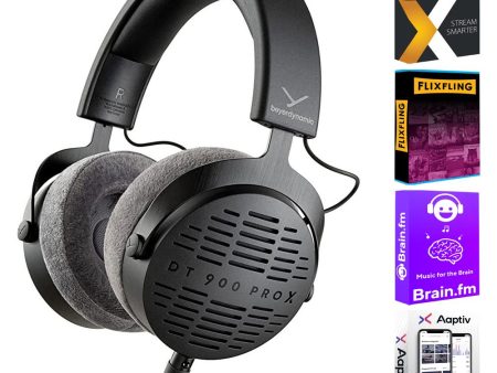 BeyerDynamic DT 900 PRO X Open-Back Studio Headphones w  Audio Entertainment Bundle Sale