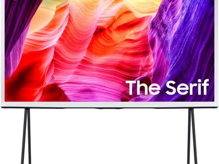 Samsung 55 Inch Class QLED 4K The Serif LS01D Series Quantum HDR Smart TV (2024) Hot on Sale