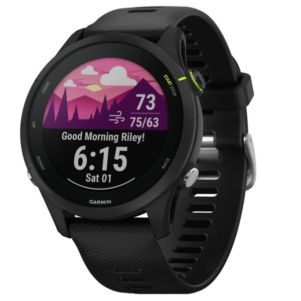 Garmin Forerunner 255 Music GPS Smartwatch Black with 3 Year Extended Warranty Hot on Sale