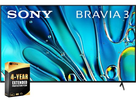 Sony BRAVIA 3 K65S30 65 inch 4K HDR Smart LED TV 2024 with 4 Year Warranty Fashion