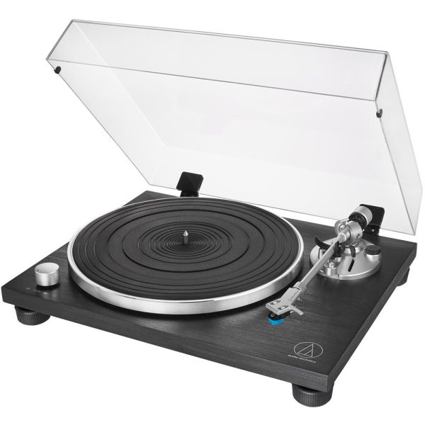 Audio-Technica AT-LPW30BKR Fully Manual Belt-Drive Turntable w  Accessories Bundle on Sale