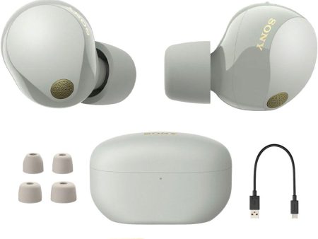 Sony WF-1000XM5 Industry Leading Noise Canceling Truly Wireless Earbuds (Silver) Online