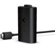 Microsoft Xbox Play and Charge - Rechargeable Battery and 9  USB-C Cable - SXW-00001 Fashion