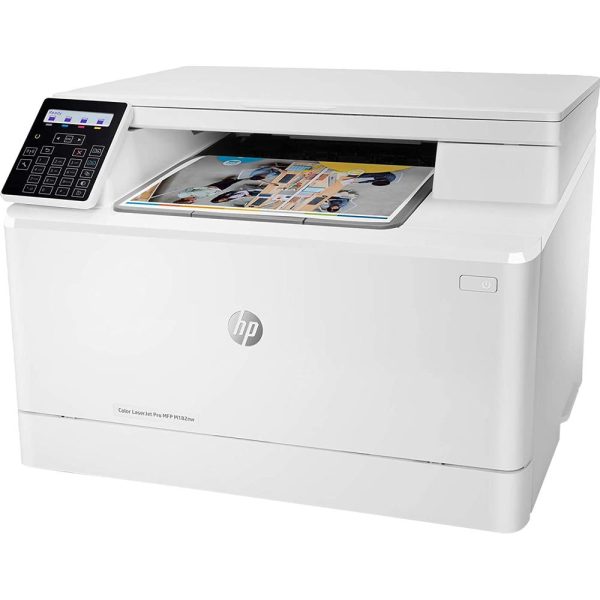 Hewlett Packard Color LaserJet Pro MFP M182nw Wireless All-in-One Laser Printer (7KW55A) Online Sale