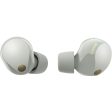 Sony Noise Canceling Truly Wireless Earbuds, Silver + Accessories + Warranty Bundle Supply