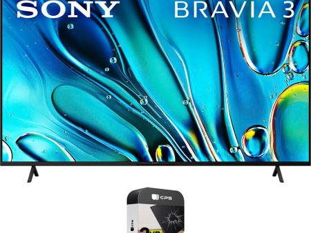 Sony BRAVIA 3 K65S30 65  4K HDR Smart LED TV (2024) Bundle w  2 Year Warranty Supply